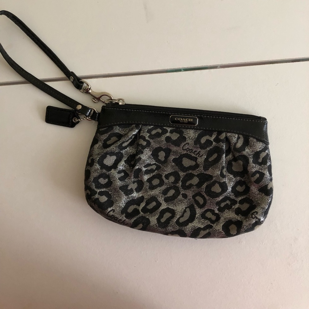 Cheetah Coach Wristlet